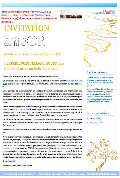 Cliquez pour ouvrir l'Invitation